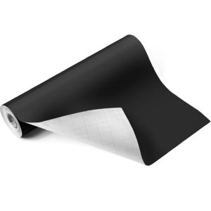 EZ Craft Adhesive Vinyl Roll 12" by 40ft - Matte Black