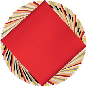 EZ Craft Vinyl 12" by 12" - 30 Assorted Metallic Sheets